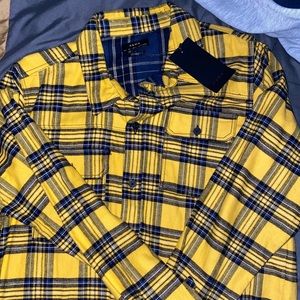 Zara Yellow flannel